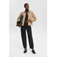 CHAQUETA DE ALGODÓN DE CORTE CUADRADO MUJER ESPRIT