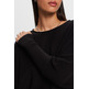 JERSEY CON MANGAS MURCIÉLAGO EN PUNTO ACANALADO MUJER ESPRIT