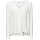 BLUSA DE CREPÉ MUJER ESPRIT CON CUELLO V