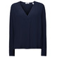 BLUSA DE CREPÉ MUJER ESPRIT CON CUELLO V