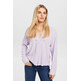 BLUSA DE CREPÉ MUJER ESPRIT CON CUELLO V