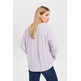 BLUSA DE CREPÉ MUJER ESPRIT CON CUELLO V
