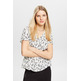 BLUSA ESTAMPADA CON ESCOTE PICO MUJER ESPRIT