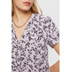 BLUSA ESTAMPADA CON ESCOTE PICO MUJER ESPRIT