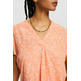 BLUSA ESTAMPADA CON ESCOTE PICO MUJER ESPRIT
