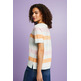 CAMISETA DE TEJIDO JERSEY A RAYAS MUJER ESPRIT