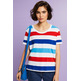 CAMISETA DE TEJIDO JERSEY A RAYAS MUJER ESPRIT