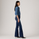 VAQUERO MUJER  LEVI'S 726 HR FLARE TRUE BLUE DARK