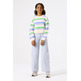 JERSEY CALADO NIÑA GARCIA JEANS A RAYAS