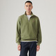 SUDADERA HOMBRE  LEVI'S ORIGINAL HM 1/4 ZIP MOSS OLIVE