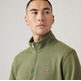 SUDADERA HOMBRE  LEVI'S ORIGINAL HM 1/4 ZIP MOSS OLIVE