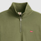 SUDADERA HOMBRE  LEVI'S ORIGINAL HM 1/4 ZIP MOSS OLIVE