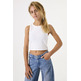 CAMISETA SIN MANGAS NIÑA GARCIA JEANS TEJIDO ACALANADO