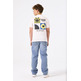 CAMISETA NIÑO GARCIA JEANS ESTAMPADO DELANTERO Y TRASERO