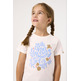 CAMISETA NIÑA GARCIA JEANS ESTAMPADO EN PECHO