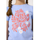 CAMISETA NIÑA GARCIA JEANS ESTAMPADO EN PECHO
