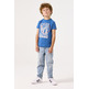 CAMISETA NIÑO GARCIA JEANS ESTAMPADO EN PECHO