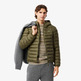 PLUMÍFERO ACOLCHADO HOMBRE LACOSTE IMPERMEABLE CON CAPUCHA