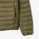 PLUMÍFERO ACOLCHADO HOMBRE LACOSTE IMPERMEABLE CON CAPUCHA