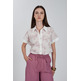 CAMISA MUJER YES ZEE CROPPED EN MUSELINA