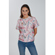 BLUSA MANGA CORTA MUJER YESZEE ESTAMPADO FLORAL