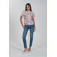BLUSA MANGA CORTA MUJER YESZEE ESTAMPADO FLORAL