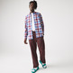 CAMISA EN ALGODÓN STRETCH DE CUADROS HOMBRE LACOSTE