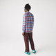 CAMISA EN ALGODÓN STRETCH DE CUADROS HOMBRE LACOSTE
