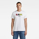 CAMISETA CON LOGO MULTICOLOR HOMBRE G-STAR
