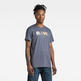 CAMISETA CON LOGO MULTICOLOR HOMBRE G-STAR