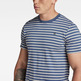 CAMISETA HOMBRE G-STAR SLIM A RAYAS