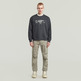 SUDADERA HOMBRE G-STAR RUNNING DOG BACK GR R SW