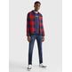 SOBRECAMISA DE CUADROS CON CREMALLERA HOMBRE TOMMY JEANS