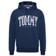 SUDADERA CON CAPUCHA Y LOGO DE TARTÁN HOMBRE TOMMY JEANS