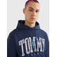 SUDADERA CON CAPUCHA Y LOGO DE TARTÁN HOMBRE TOMMY JEANS