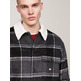 SOBRECAMISA DE CUADROS HOMBRE TOMMY JEANS CUELLO PELUCHE