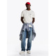 CAMISETA HOMBRE TOMMY JEANS LOGO FIRMA BORDADO FIT REGULAR