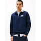 SUDADERA HOMBRE TOMMY JEANS LOGO BURBUJA MEDIA CREMALLERA