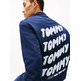 SUDADERA HOMBRE TOMMY JEANS LOGO BURBUJA MEDIA CREMALLERA