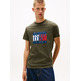 HOMBRE TJM SLIM RWB FLAG TEE EXT MRH