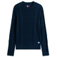HOMBRE TJM SLM BADGE CABLE KNIT SWEAT 0GY