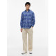 CAMISA CUADROS EN SARGA TEXTURIZADA HOMBRE TOMMY JEANS FIT REGULAR