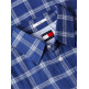CAMISA CUADROS EN SARGA TEXTURIZADA HOMBRE TOMMY JEANS FIT REGULAR
