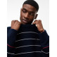 JERSEY HOMBRE  TOMMY HILFIGER TJM SLIM STRIPE SWEATER EXT