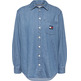 CAMISA BOYFRIEND DE CHAMBRAY CON PARCHE MUJER TOMMY JEANS