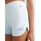 PANTALÓN CORTO EFECTO DEGRADÉ CON LOGO FIRMA MUJER TOMMY JEANS