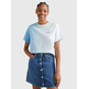 CAMISETA DE CORTE CLÁSICO CON EFECTO DEGRADÉ MUJER TOMMY JEANS