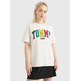 CAMISETA DE CORTE AMPLIO CON LOGO MULTICOLOR MUJER TOMMY JEANS