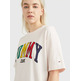 CAMISETA DE CORTE AMPLIO CON LOGO MULTICOLOR MUJER TOMMY JEANS