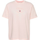 CAMISETA AMPLIA DE PUNTO CON LOGO BORDADO MUJER TOMMY JEANS